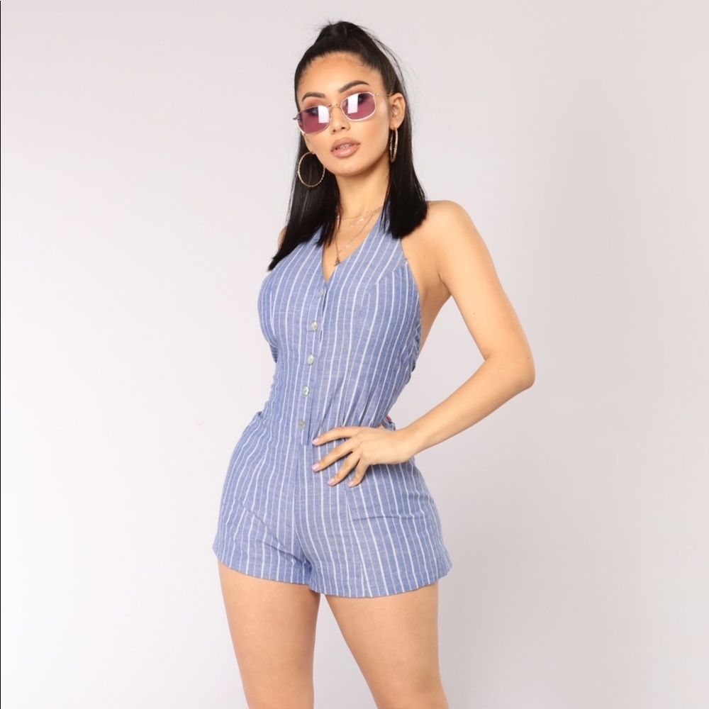 Cruise Line Romper